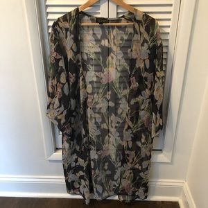 Topshop chiffon duster